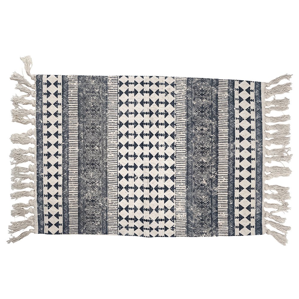 Vloerkleed Beige Katoen