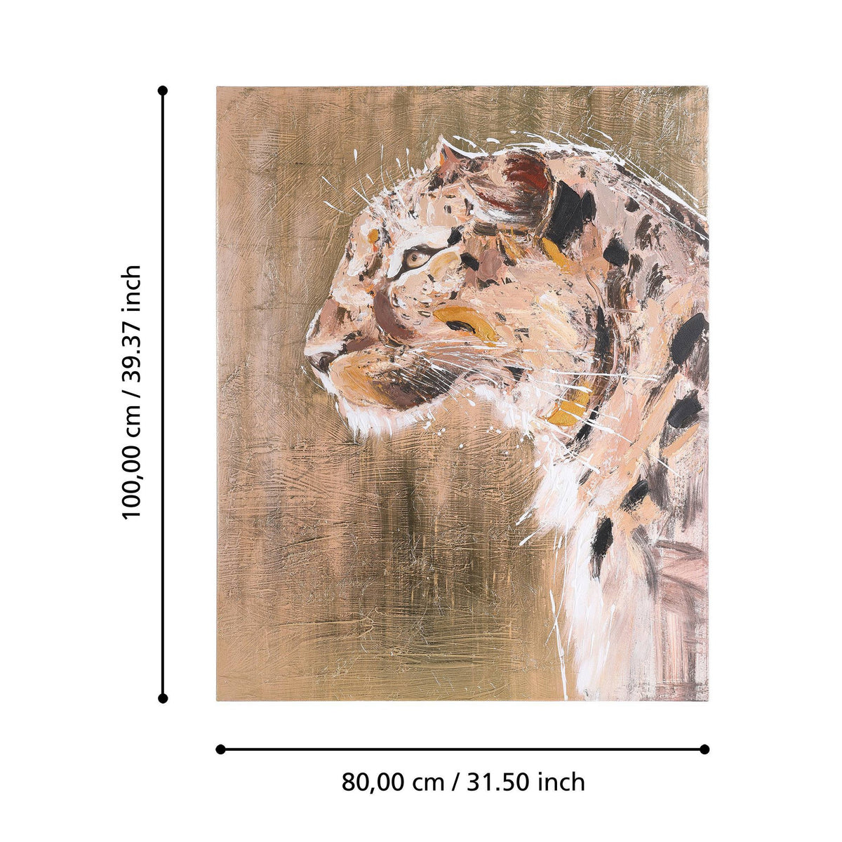 Schilderij Irodo Goud 80x100 cm