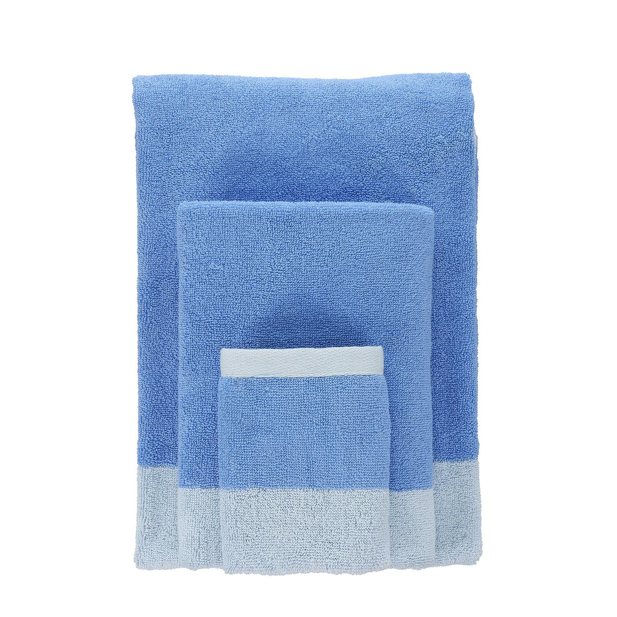 Gastendoekje 30x50cm oceaanblauw Pixie - Set van 2