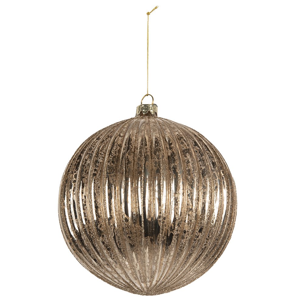 Kerstbal Ø 15x15 cm Transparant Glas