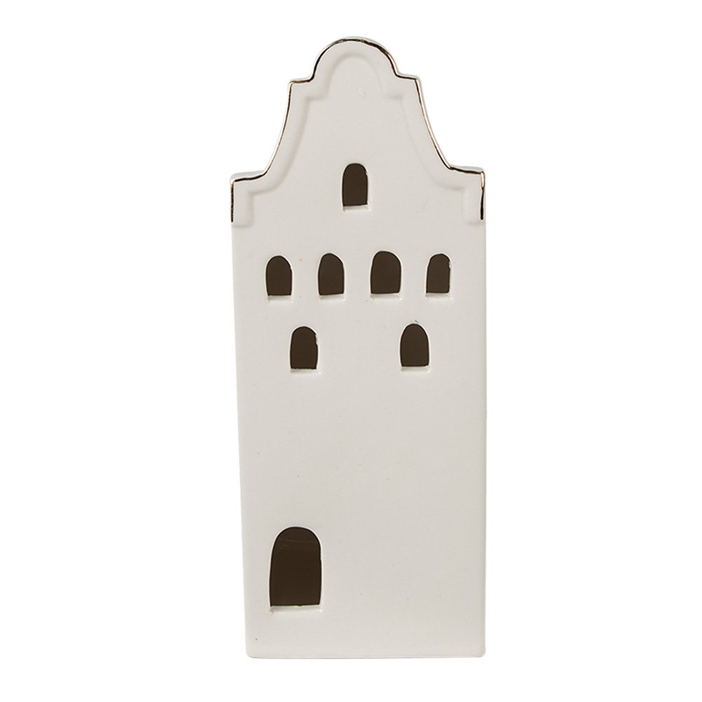 Decoratie Huis 16 cm Beige Porselein