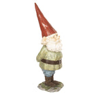 Beeld Kabouter 22x13x40 cm Groen Polyresin
