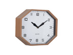 Wandklok moderne fabriek achthoek