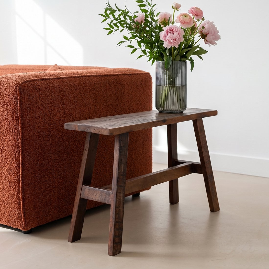 Factory houten bankje - 85x20x50 cm