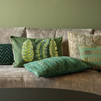 Fernando | Kussen | 40x60 cm bieslook | Groen | Hoii | Met luxe binnenkussen