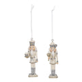 Decoratie hanger notenkraker (set van2) 3x3x10 cm