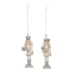 Decoratie hanger notenkraker (set van2) 3x3x10 cm