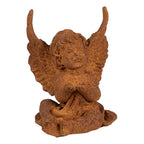 Decoratie Beeld Engel 12 cm Bruin Polyresin Religious sculpture