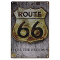 Route 66 Retro Wandbord 30x20