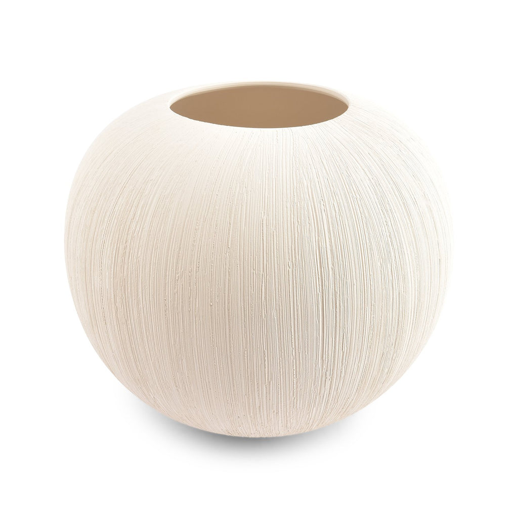 Vaas 28xH23cm beige Vico