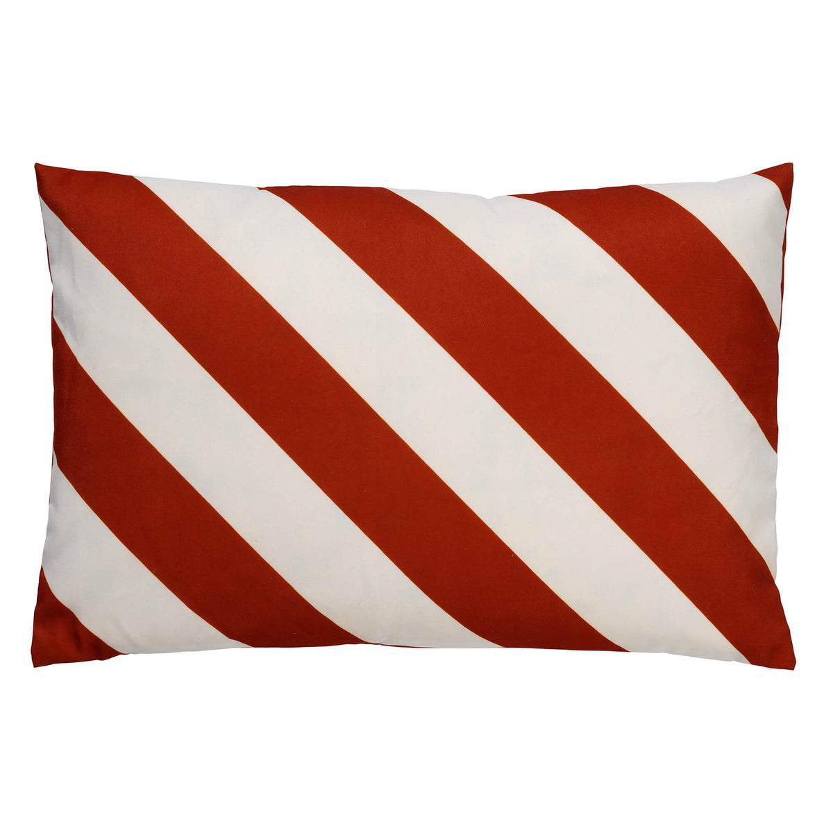 Dutch Decor Sanzeno - Buitenkussen 40x60 cm - Waterdicht & UV-bestendig - Potters Clay - Oranje, wit