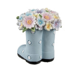 Decoratie Beeld Laars 10x10x12 cm Blauw Kunststof