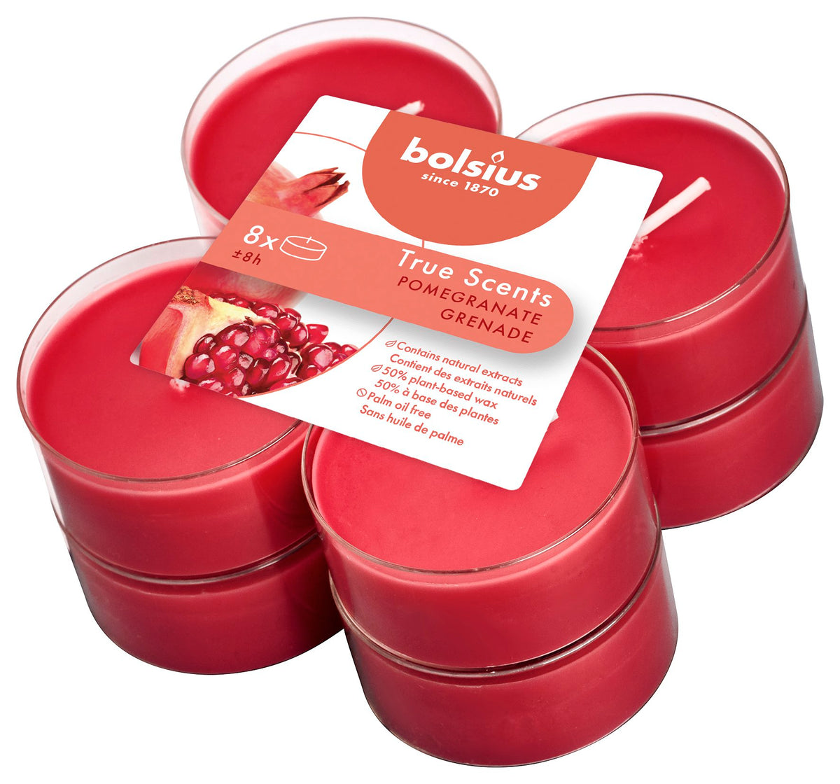 True Scents maxilicht 8 stuks Pomegranate