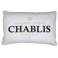 Kussen wijn chablis wit 40x60cm