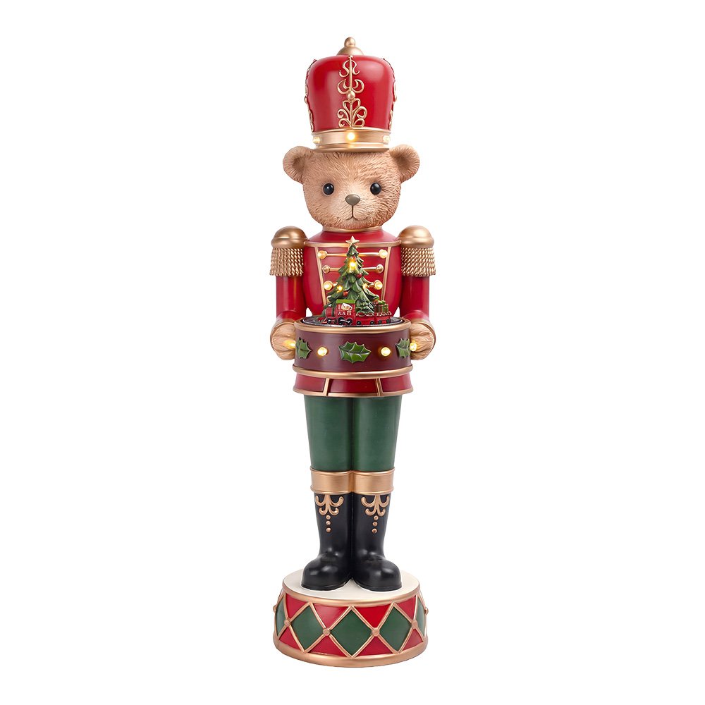 Kerstdecoratie Notenkraker Rood Kunststof