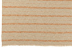 J-Line Plaid Strepen Linnen/Katoen Beige/Roest