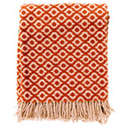 Isabella | Plaid | 150x200 cm Potters Clay | Oranje | Uni | Hoii | 60% katoen 40% acryl