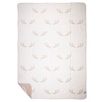 Plaid gewei beige xl 150x200cm