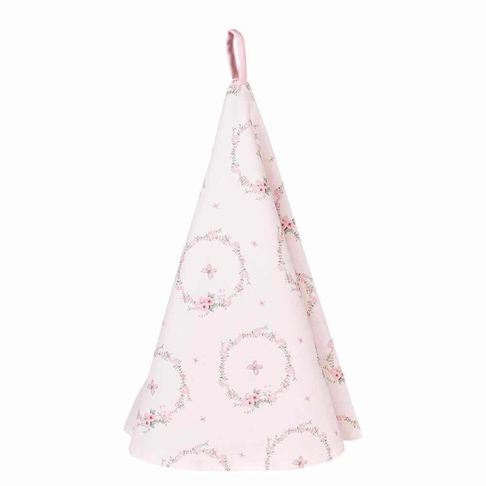 Theedoek Ø 80 cm Roze Katoen Konijn Keukenhanddoek