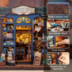 Cutebee, 3D DIY Huisje, Journey Trace Bookshop, CWGC204,15,5x16x18cm
