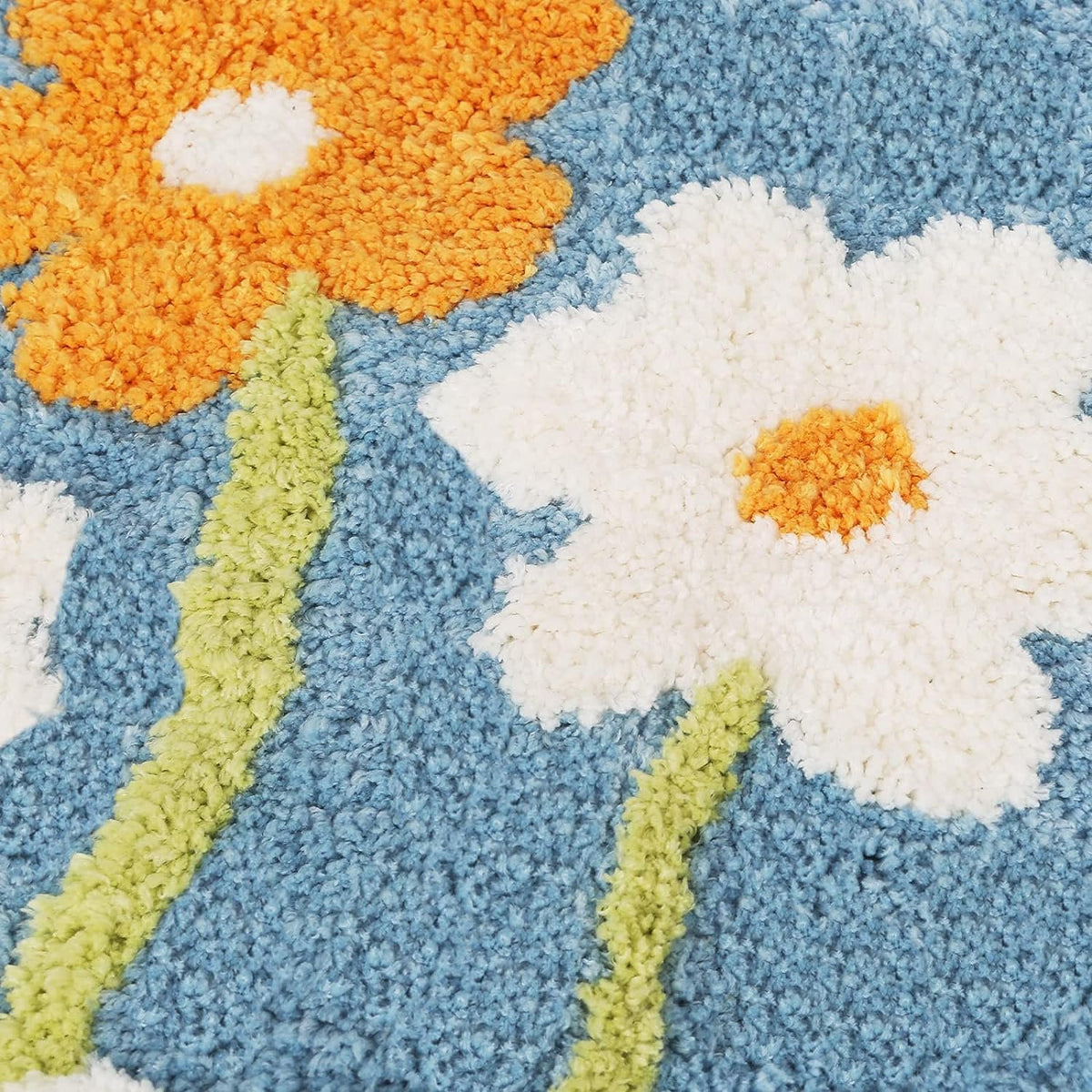 Bloem superzachte antislip microvezelmat 2000 gsm (40x60 cm) 1 stuk | Absorberend bad, vloer, deurmat, vloerkleed