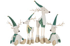 J-Line figuur Rendier Standing - polyester - mix - L
