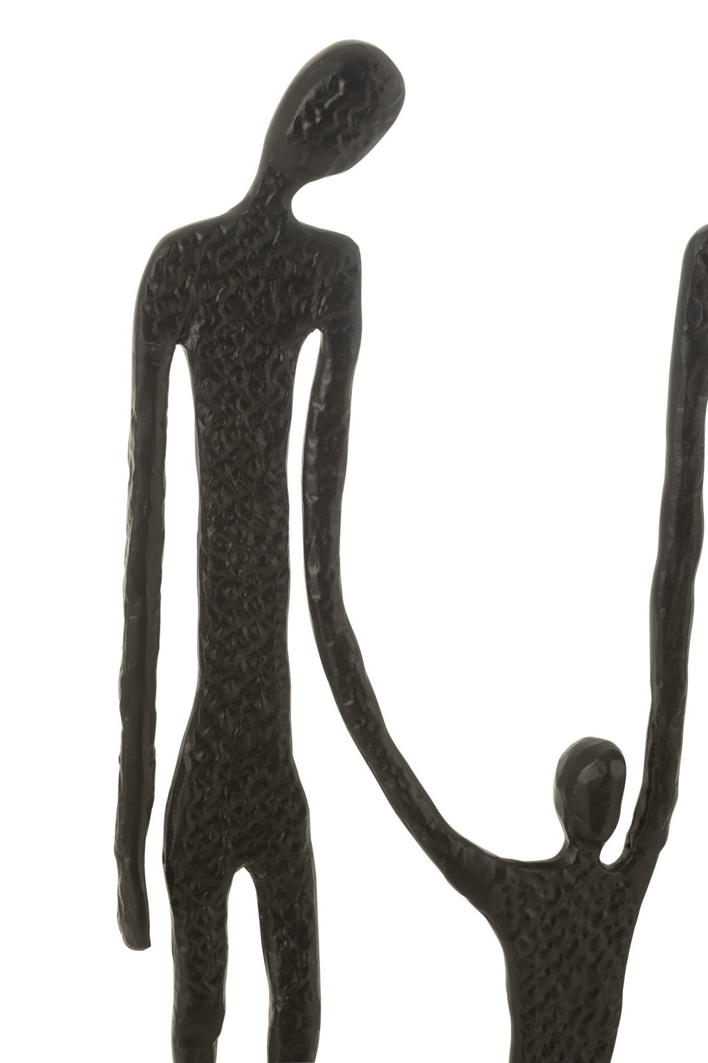 J-Line figuur Familie - aluminium - zwart
