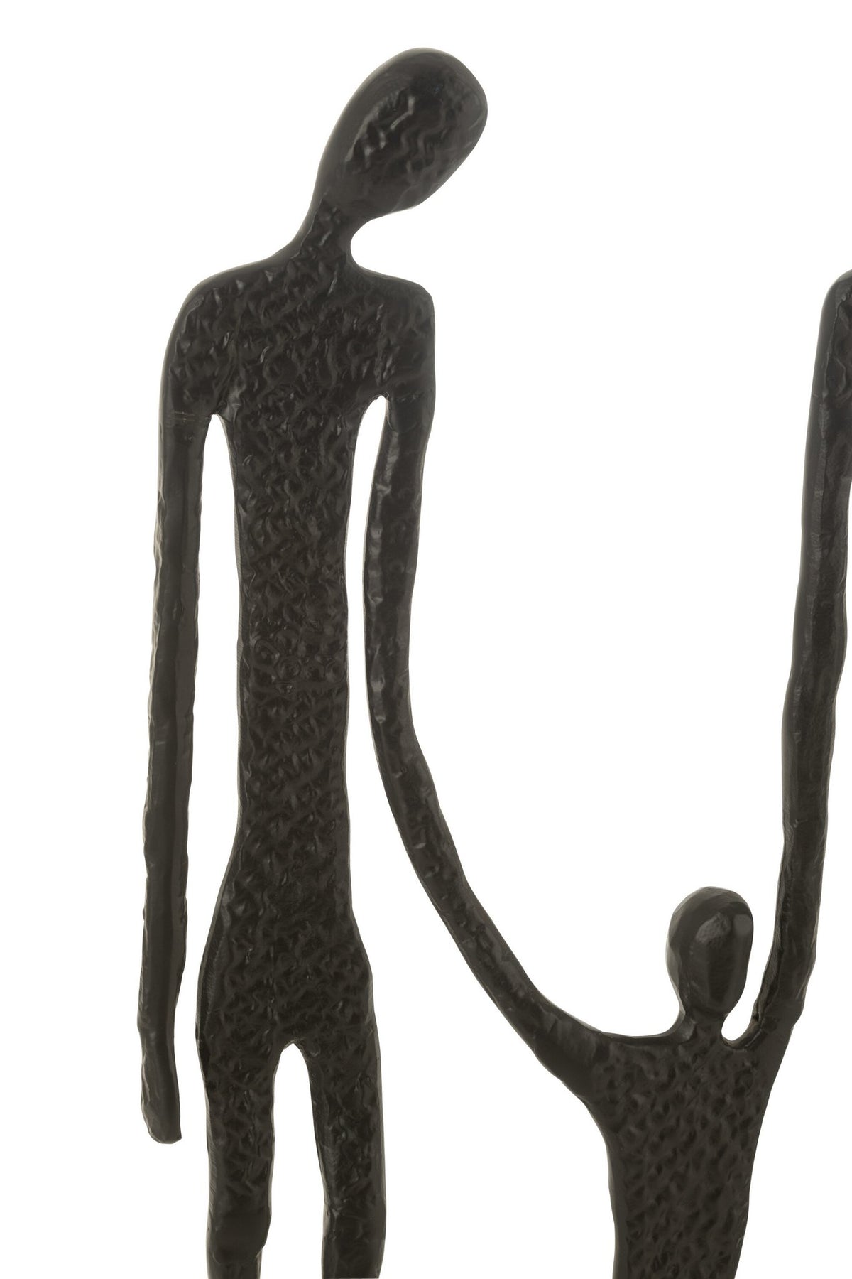 J-Line figuur Familie - aluminium - zwart