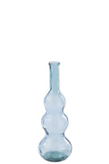 J-Line vloervaas - glas - lichtblauw