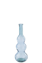 J-Line vloervaas - glas - lichtblauw
