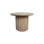 Bullnose bijzettafel naturel 55 cm