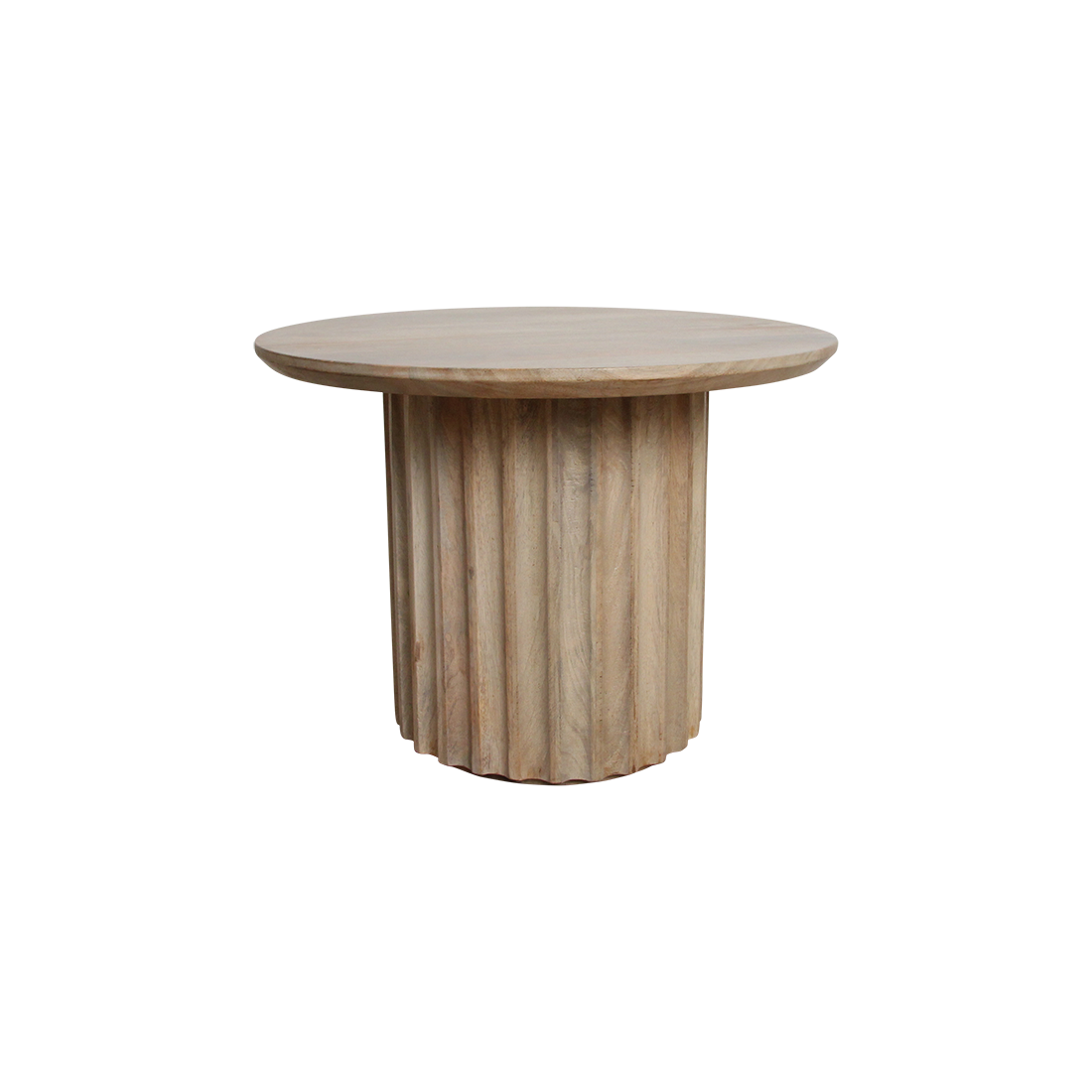 Bullnose bijzettafel naturel 55 cm
