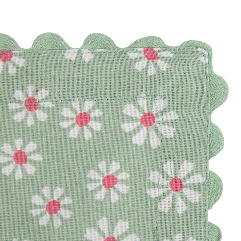 Daisy bloemen servet mix kleuren 40x40 (set van 3)