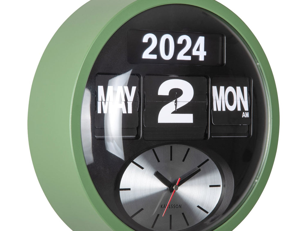 Wandklok Ronde Flip