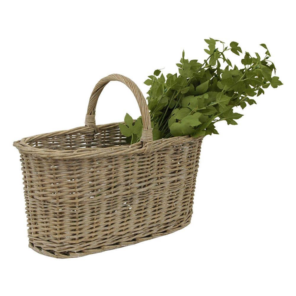 Opbergmand 51x22x40 cm Bruin Rotan Mand