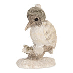 Decoratie Vogel 7x6x8 cm Beige Polyresin