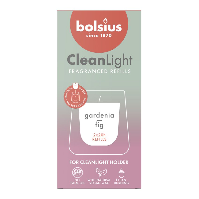 Clean Light navulling 2 pack Gardenia / Fig
