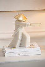 J-Line Martialartsfiguur - hars - wit/goud