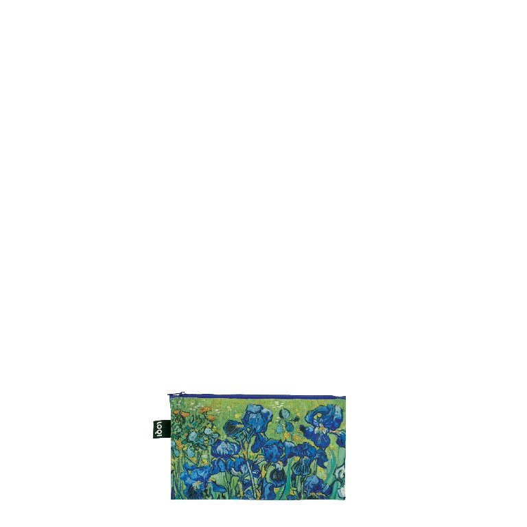 Loqi Zip Pockets - Irises, A Wheatfield With Cypresses, The Starry Night gerecycled