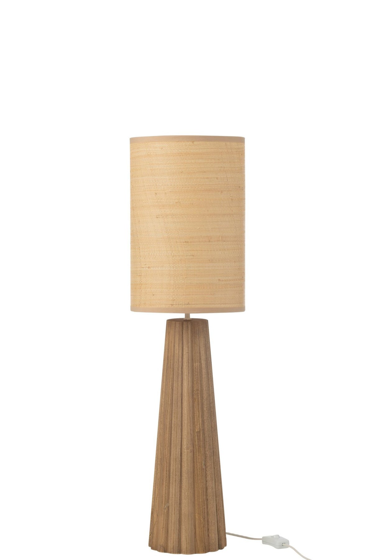 J-Line lamp Paraplu - hout - naturel - small