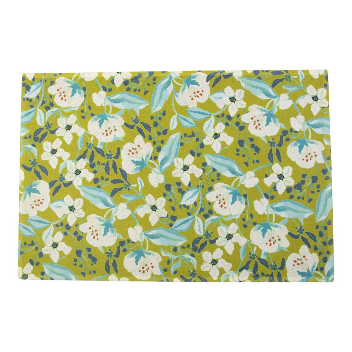 Deurmat Marie bloemen 75x50cm