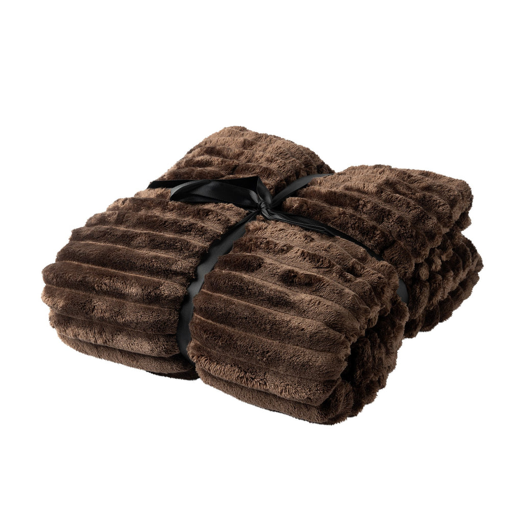 Nederlands decor Ricky - Plaid 150x200 cm - Chocolate Martini - Brown