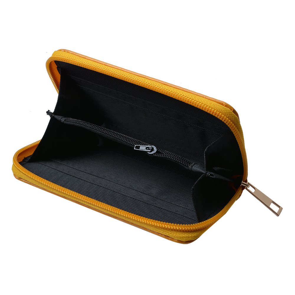 Portemonnee 19x9 cm Geel Polyurethaan
