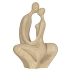 Decoratie Beeld 16x8x25 cm Beige Kunststof
