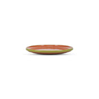 Bord 26xH2,5cm oranje/groen Duo