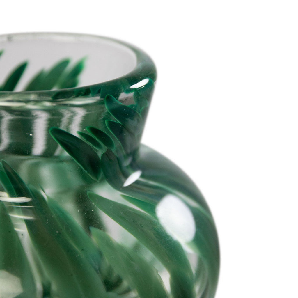 Vero Vaas groen vlekken h29 d12,6 cm