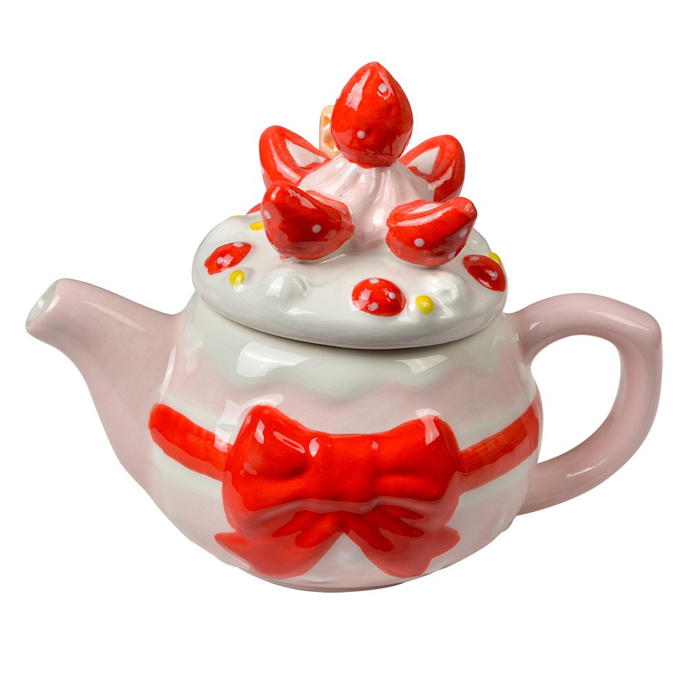 Theepot 325 ml Roze Keramiek