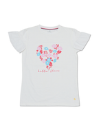 Funkle T-shirt Snow White – Lycra Slub Jersey & Cotton Poplin