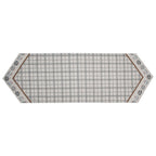 Tafelloper 50x160 cm Grijs Katoen Pompoen