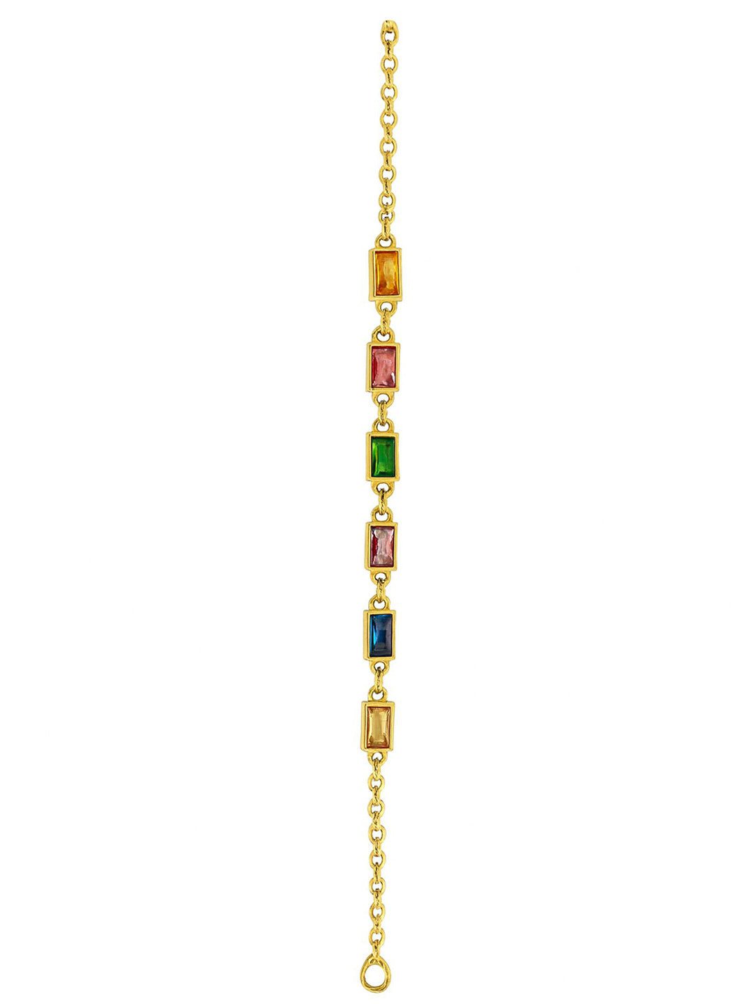 Vergulde wikkelarmband met studs – mode-sieraden – legering, kunststenen – 21,5 cm lengte